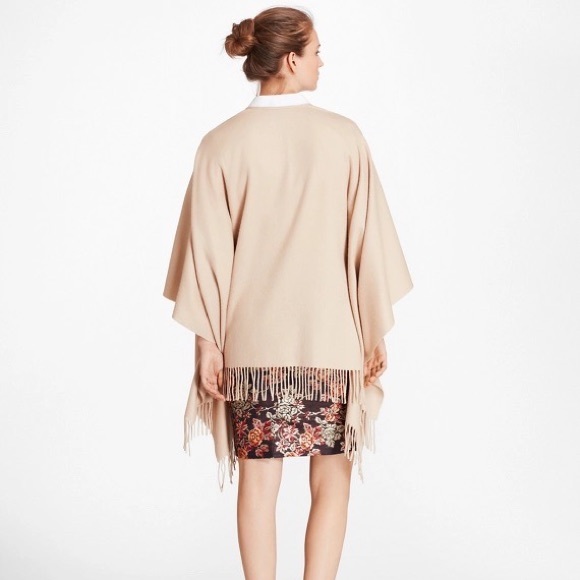 Brooks Brothers Camel Cashmere Ruana - Picture 4 of 5